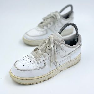 Nike Air Force 1 Low LE White Casual Shoes Sneakers Youth Size 3Y